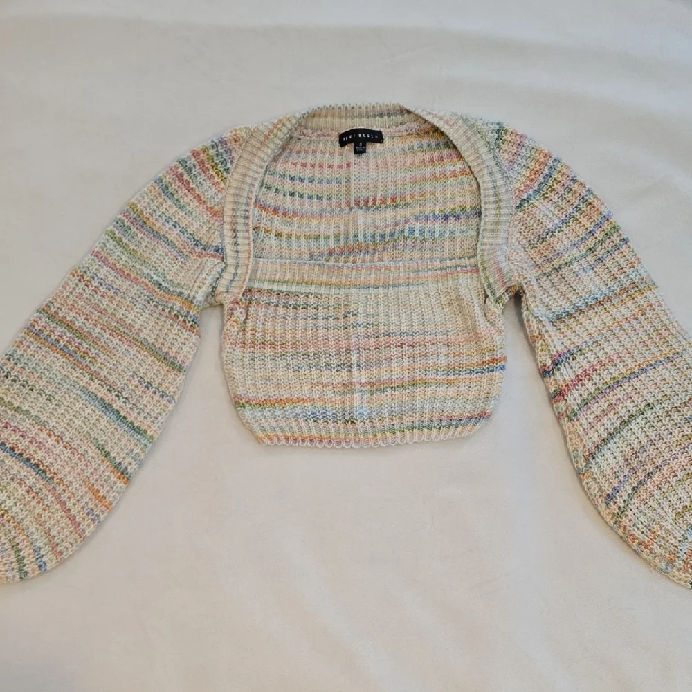 Blue Blush Pastel Knit Women's Sweater - Picture 1 of 7